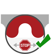 traction ridges icon